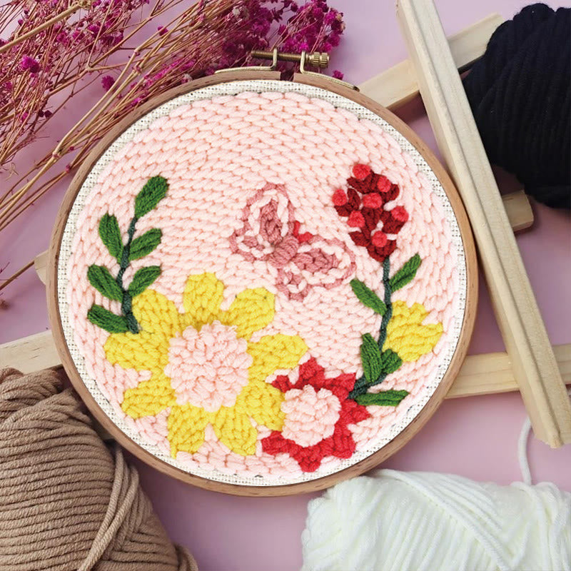  Charming Flowers Punch Needle Kit - Beautiful Floral Artwork | Gift For Mother - image 8