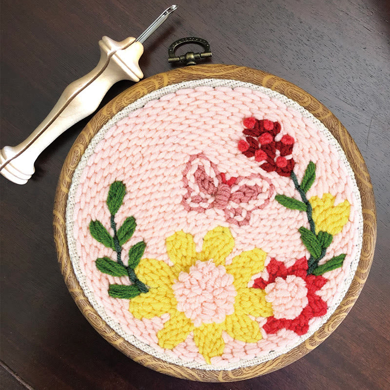  Charming Flowers Punch Needle Kit - Beautiful Floral Artwork | Gift For Mother - image 5