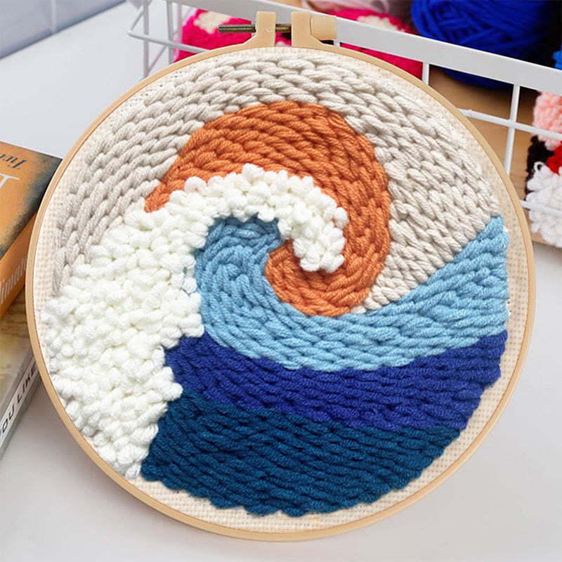  Waves Punch Needle Kit - Unique Home Decor | Perfect For Beginners - image 5