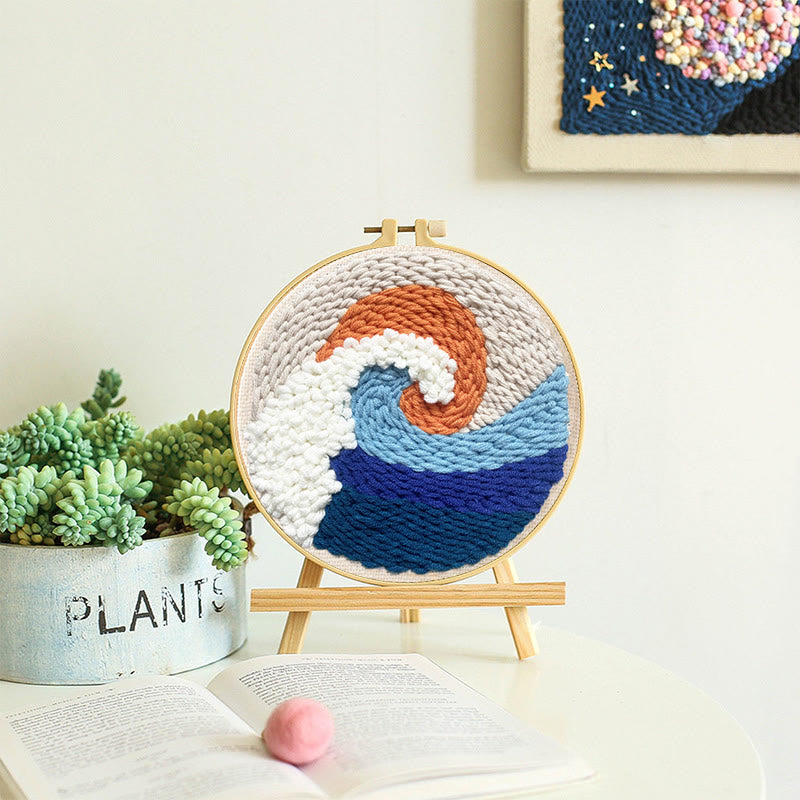  Waves Punch Needle Kit - Unique Home Decor | Perfect For Beginners - image 9