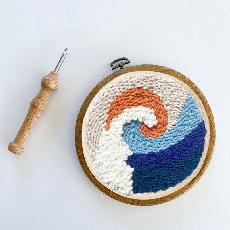  Waves Punch Needle Kit - Unique Home Decor | Perfect For Beginners - image 8
