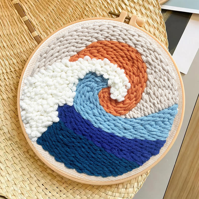  Waves Punch Needle Kit - Unique Home Decor | Perfect For Beginners - image 6