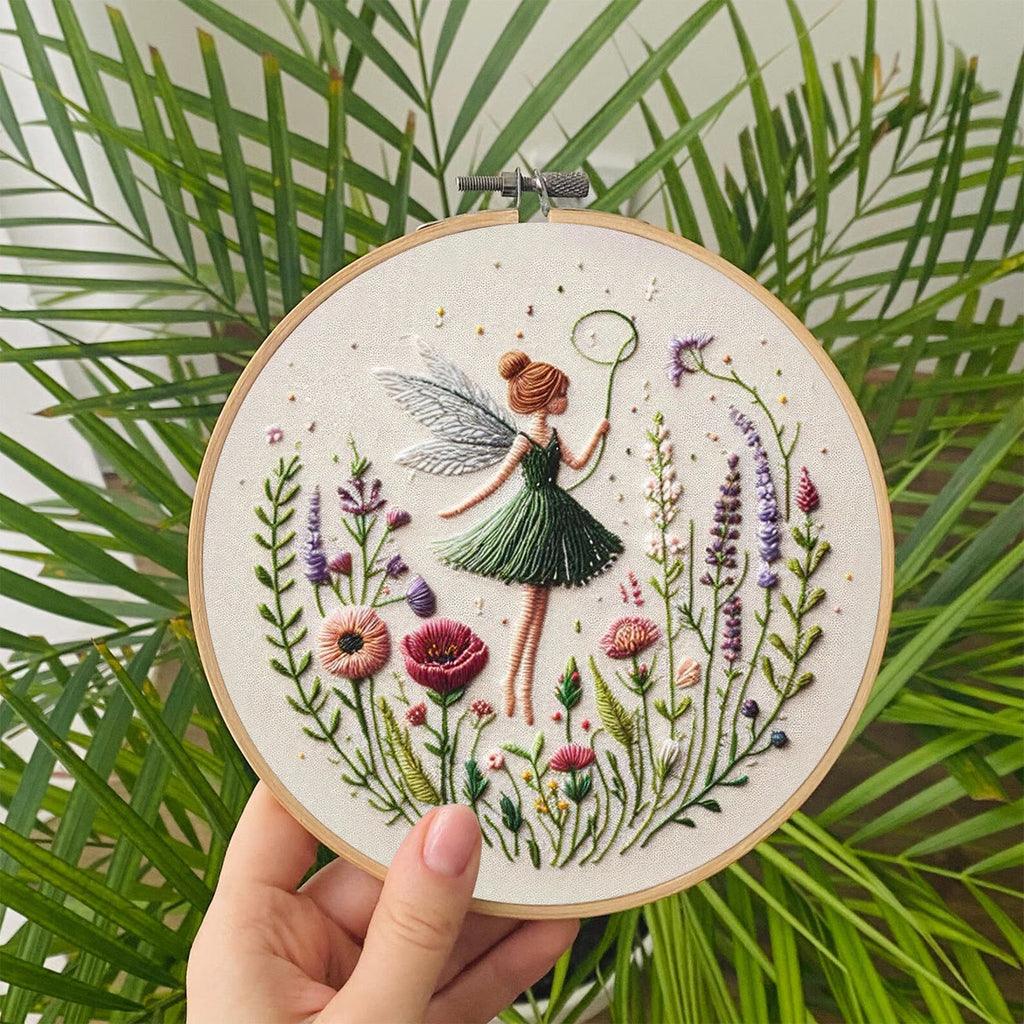 Rubbyoo Embroidery Kit - Dancing Flower Fairy |  Ideal Artwork For Friends - image 6