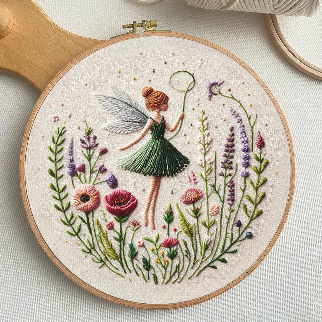 Rubbyoo Embroidery Kit - Dancing Flower Fairy |  Ideal Artwork For Friends - image 7