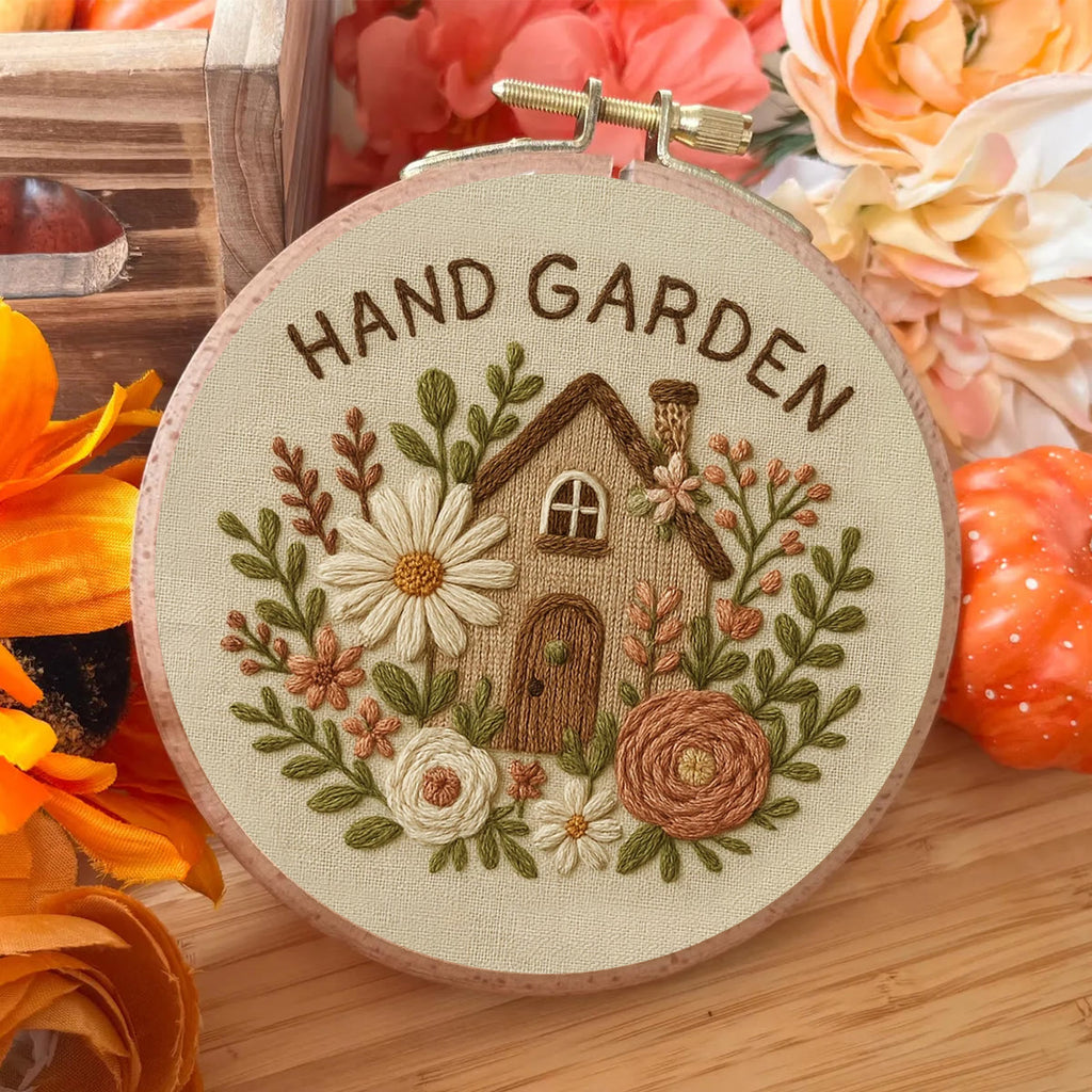 Rubbyoo Embroidery Kit - Hand Garden | Floral Needle Craft  - image 4