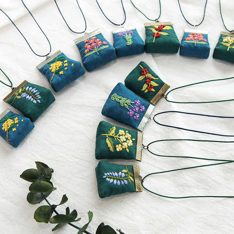 Handmade Pouch Sachet Kit | Creative Necklace Bag  | Unique Birthday Gift For Mother - image 1