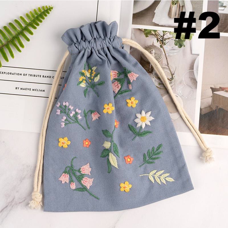 Handmade Drawstring Pouch Kit | Portable Pouch Sachet | Jewelry Storage Bag | Gift For Her - #2 - image 3