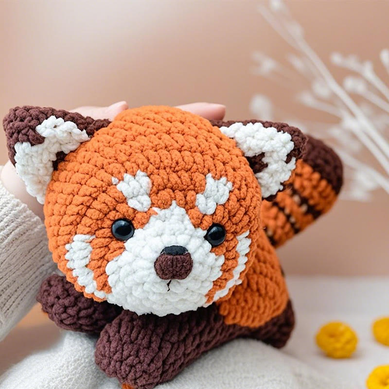Diy Handmade Red Panda Crochet Kit - Animal Collection Craft | Unique Gifts For Friends - image 4