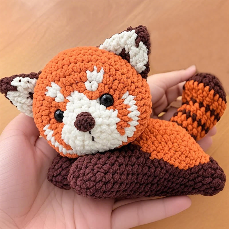 Diy Handmade Red Panda Crochet Kit - Animal Collection Craft | Unique Gifts For Friends - image 2
