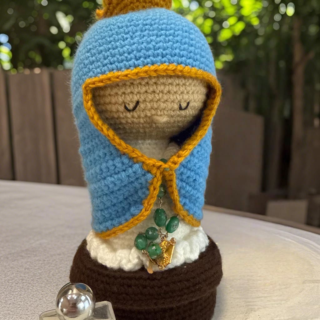 Diy Handmade Virgin Mary Crochet Kit -  Religious Crochet Doll | Christmas Decor  Gifts - image 1