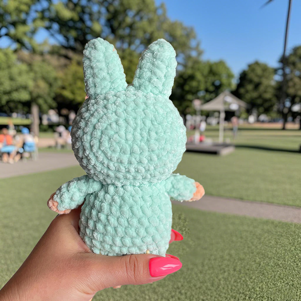 Diy Handmade  Labubu Crochet Kit - Smiling Bunny Doll | Adorable Crochet Gifts  - image 7