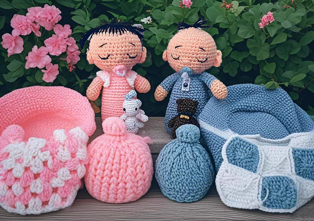 Diy Handmade Baby Twins Crochet Kit - Cute Baby Doll |  Beginner-friendly  Handicraft - image 3