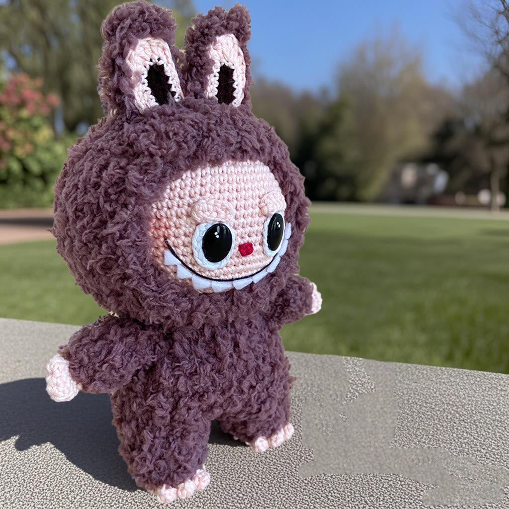 Diy Handmade Sweetie Labubu Crochet Kit - Creepy Bunny Toy | Cute Rabbit Craft  - image 4