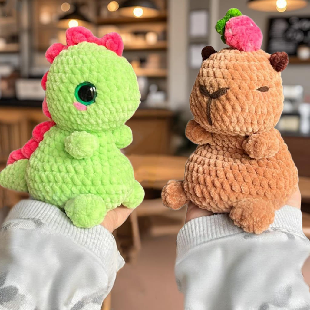 Diy Handmade Couch Besties Crochet Kit - Lovely Crochet Doll   | Easy Handicraft For Starter  - The Couch Besties - image 0