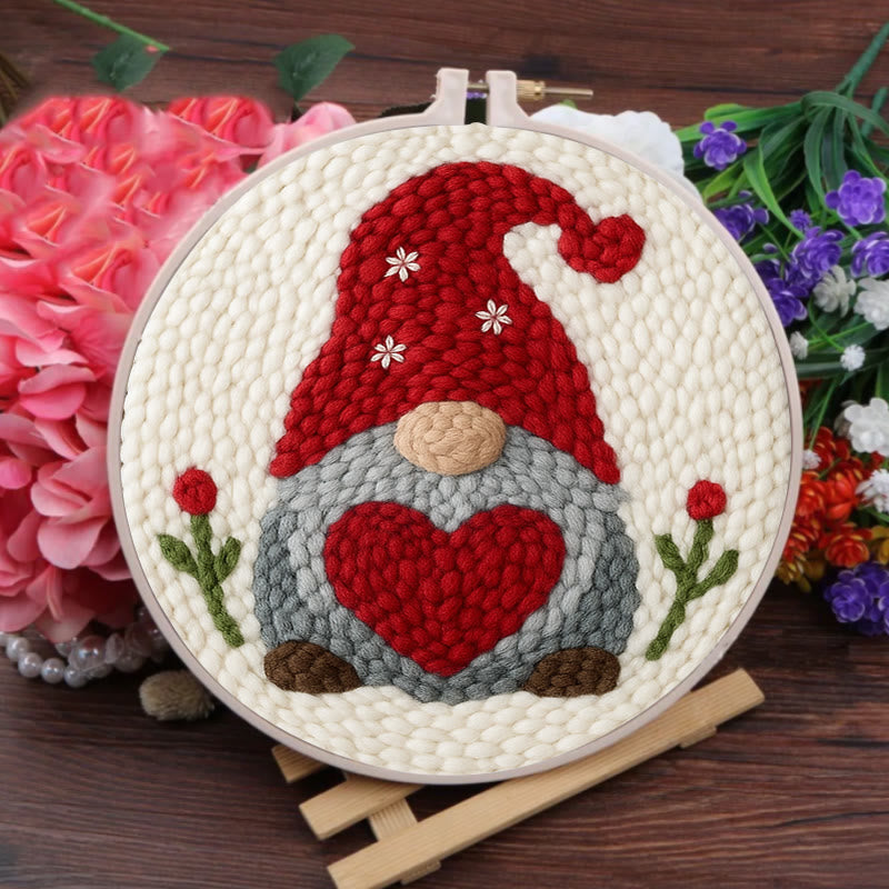 Valentine Gnome Punch Needle Kit - Personalised Needle Work |  Perfect Gifts For Lovers - image 6