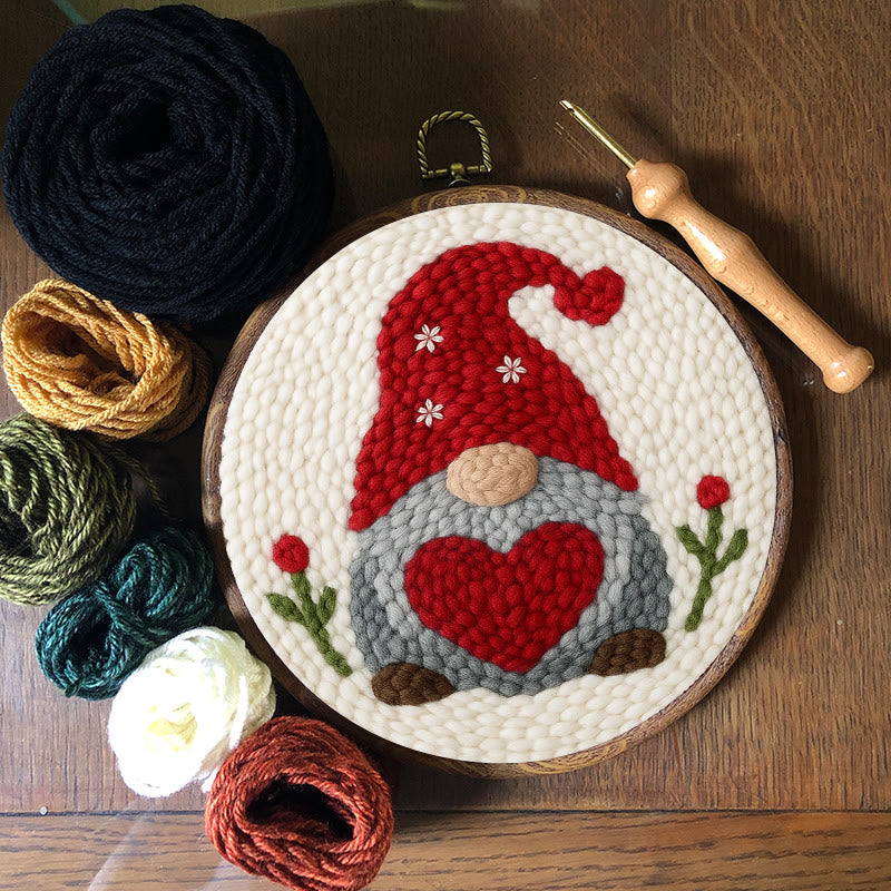 Valentine Gnome Punch Needle Kit - Personalised Needle Work |  Perfect Gifts For Lovers - image 9
