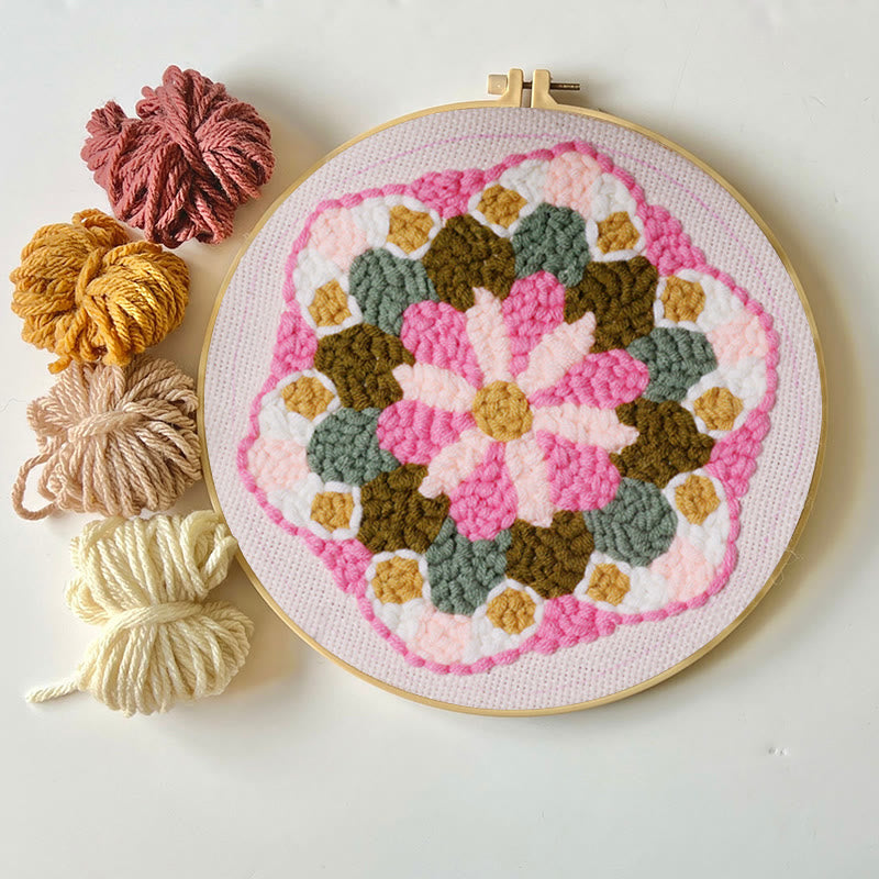 Flower Crown Punch Needle Kit - Floral Needlework Set |  Diy Arts Craft - image 9