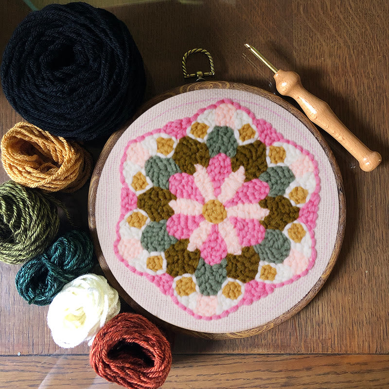 Flower Crown Punch Needle Kit - Floral Needlework Set |  Diy Arts Craft - image 6