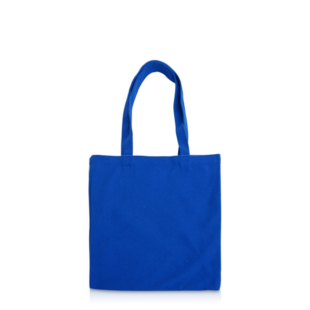Blank Canvas Bag For Embroidery | Diy Colored Shoulder Bag | Unique Handmade Craft - 40*35cm - Royal blue - image 4