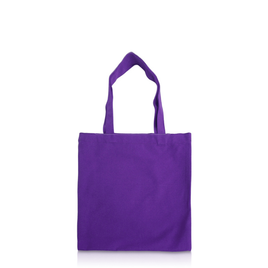 Blank Canvas Bag For Embroidery | Diy Colored Shoulder Bag | Unique Handmade Craft - 40*35cm - Purple - image 5