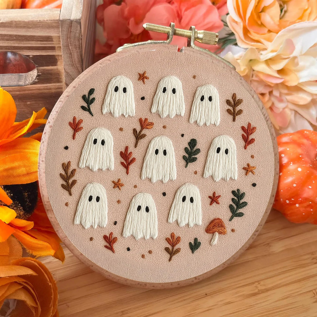 Rubbyoo Embroidery Kit - Cute Halloween Ghosts |  Lovely Holiday Decor - image 5