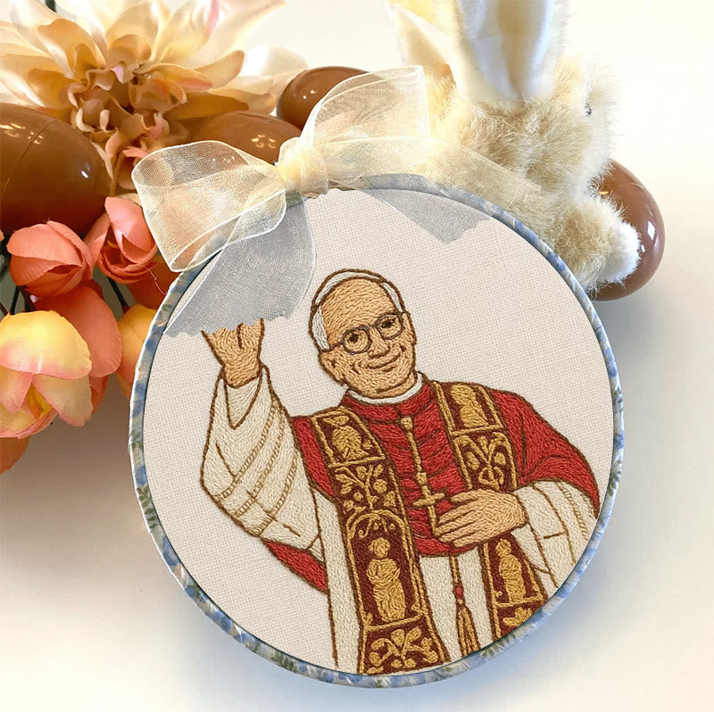 Rubbyoo Embroidery Kit - Pope Leo Xiv | Tribute Needle Work | Faithful Catholic Gift - image 5