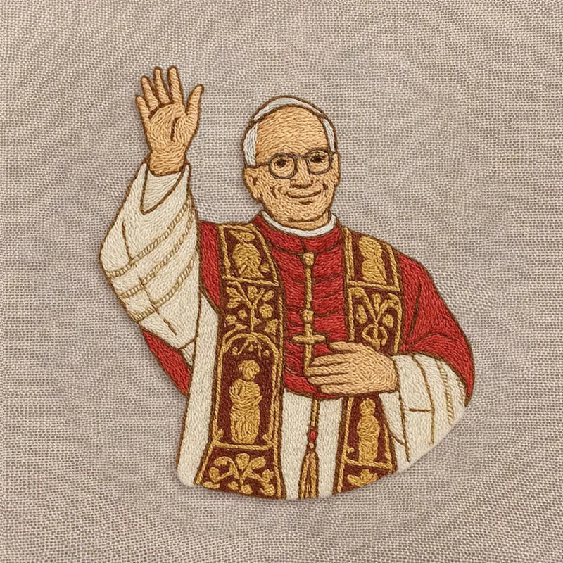 Rubbyoo Embroidery Kit - Pope Leo Xiv | Tribute Needle Work | Faithful Catholic Gift - image 9