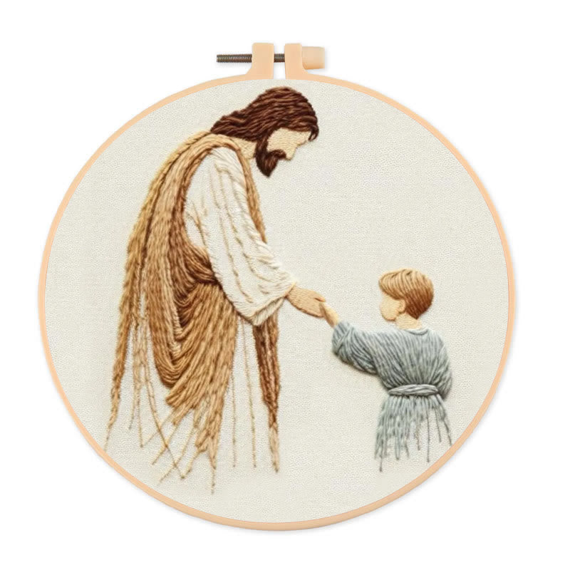 Rubbyoo Embroidery Kit - Baptism | Christian Needle Craft - 20*20cm - image 0