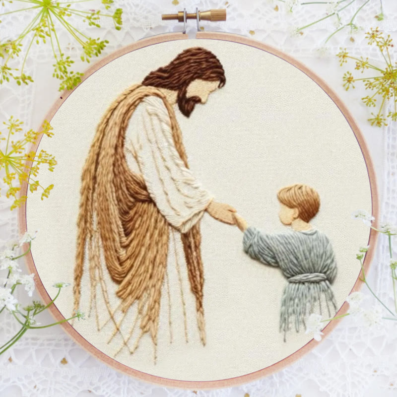 Rubbyoo Embroidery Kit - Baptism | Christian Needle Craft - image 3