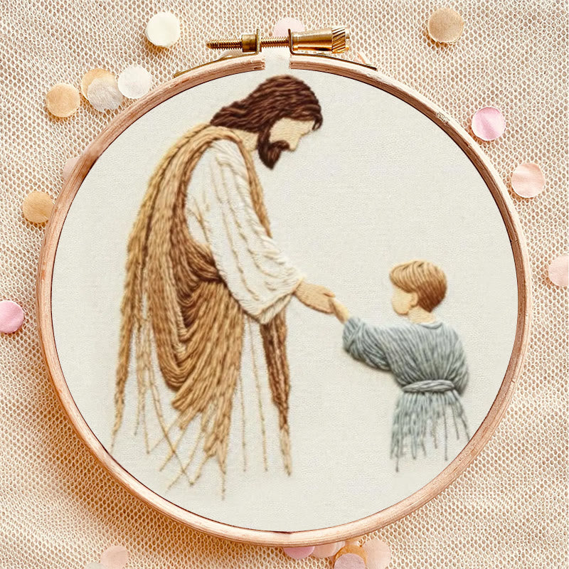 Rubbyoo Embroidery Kit - Baptism | Christian Needle Craft - image 1