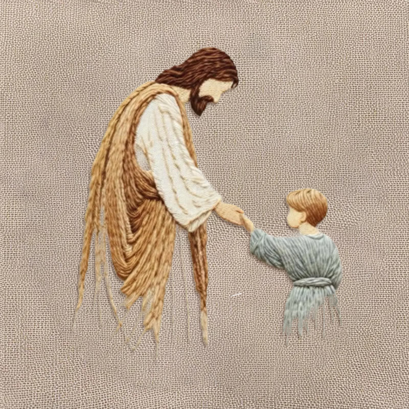 Rubbyoo Embroidery Kit - Baptism | Christian Needle Craft - image 9