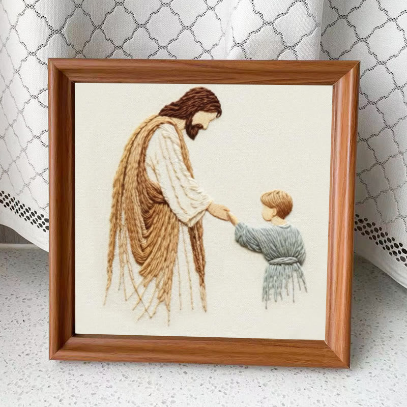Rubbyoo Embroidery Kit - Baptism | Christian Needle Craft - Embroidery Kit Plus An Extra Frame - image 8
