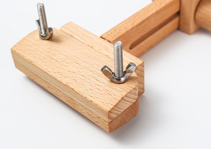 Wooden Embroidery Hoop | 360 Degree Rotating Hoop |  Adjustable Stitching Stand - image 5