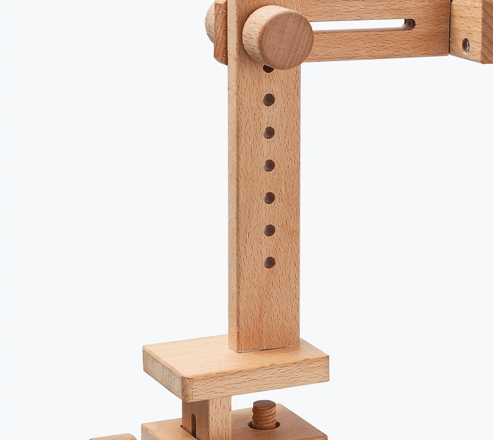 Wooden Embroidery Hoop | 360 Degree Rotating Hoop |  Adjustable Stitching Stand - image 7