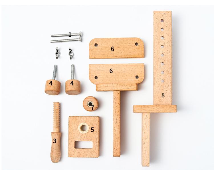 Wooden Embroidery Hoop | 360 Degree Rotating Hoop |  Adjustable Stitching Stand - image 3