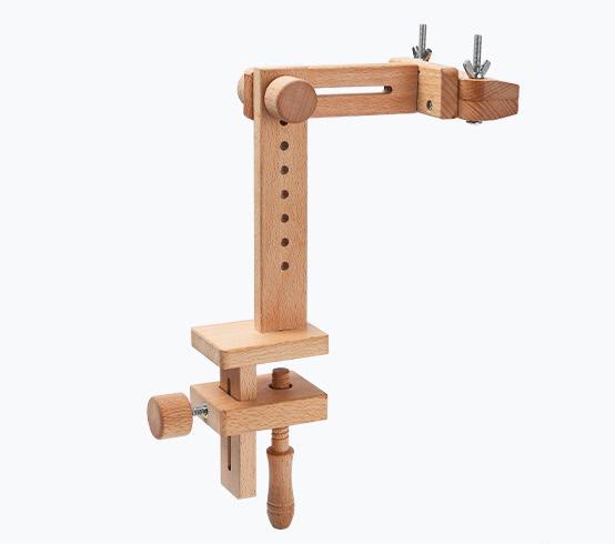 Wooden Embroidery Hoop | 360 Degree Rotating Hoop |  Adjustable Stitching Stand - image 4