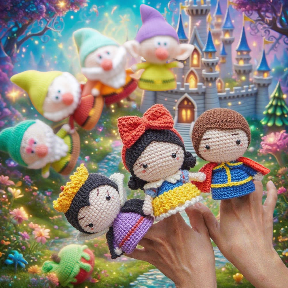 Diy Handmade Princess And Little Dwarfs Crochet Kit - Special Crochet Accessories | Perfect Gifts For Kids - image 3