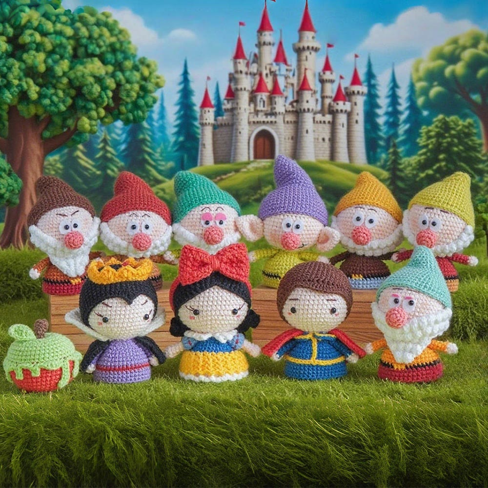 Diy Handmade Princess And Little Dwarfs Crochet Kit - Special Crochet Accessories | Perfect Gifts For Kids - image 4