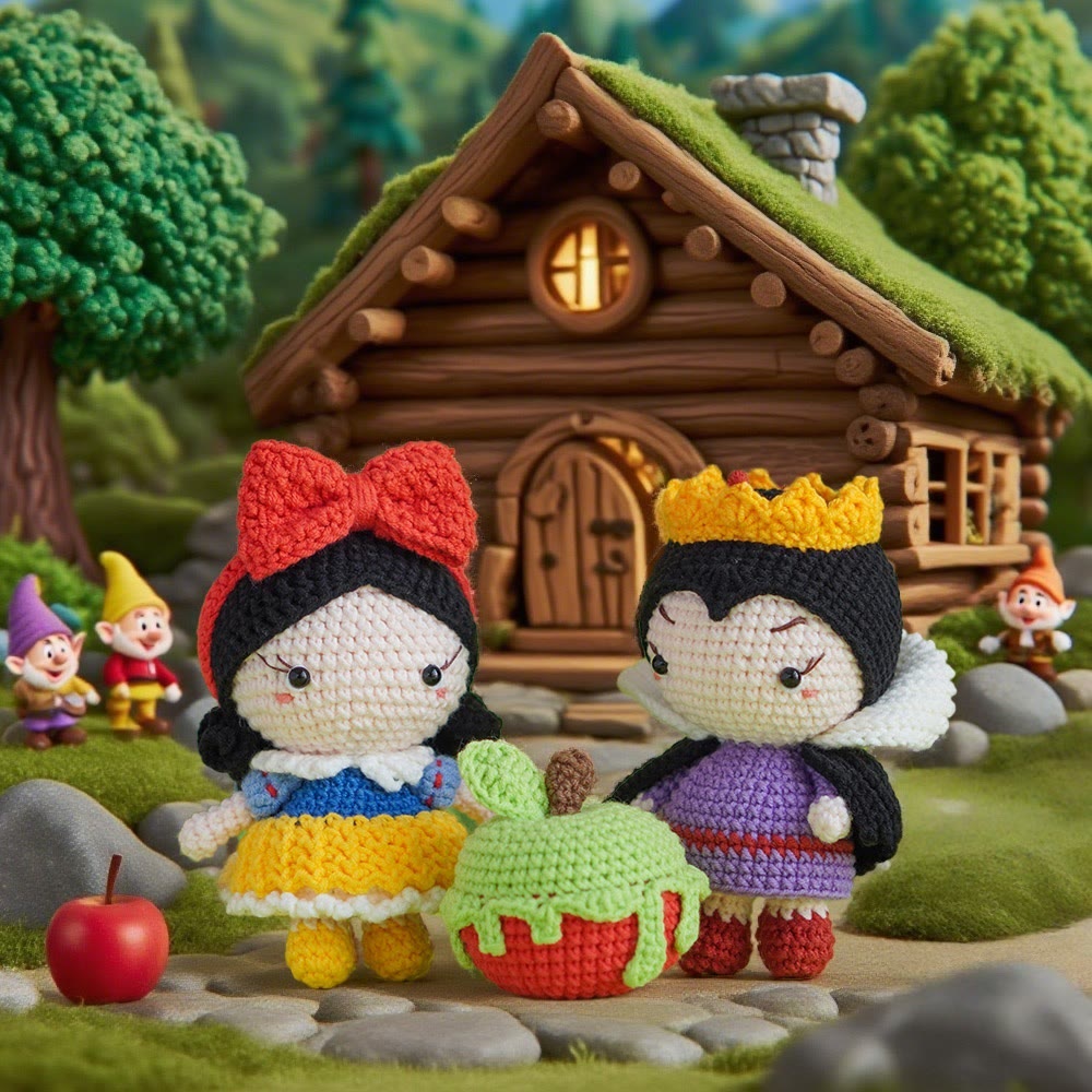 Diy Handmade Princess And Little Dwarfs Crochet Kit - Special Crochet Accessories | Perfect Gifts For Kids - image 7