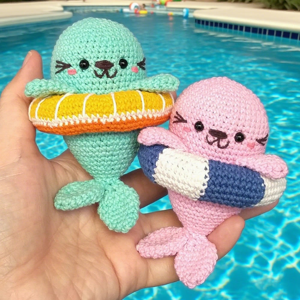 Diy Handmade Seal Series Crochet Kit - Lovable Crochet Doll | Gifts For Handmake Lovers - image 3