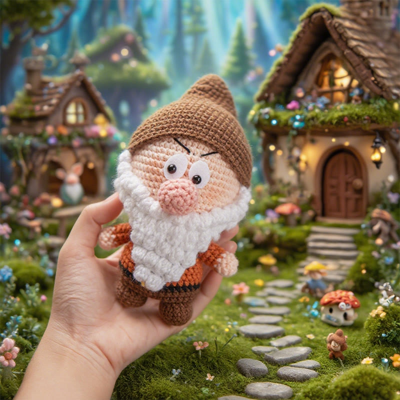 Diy Handmade The Seven Dwarfs Crochet Kit - Attractive Needle Toy | Personalized Birthday Handicraft - image 6