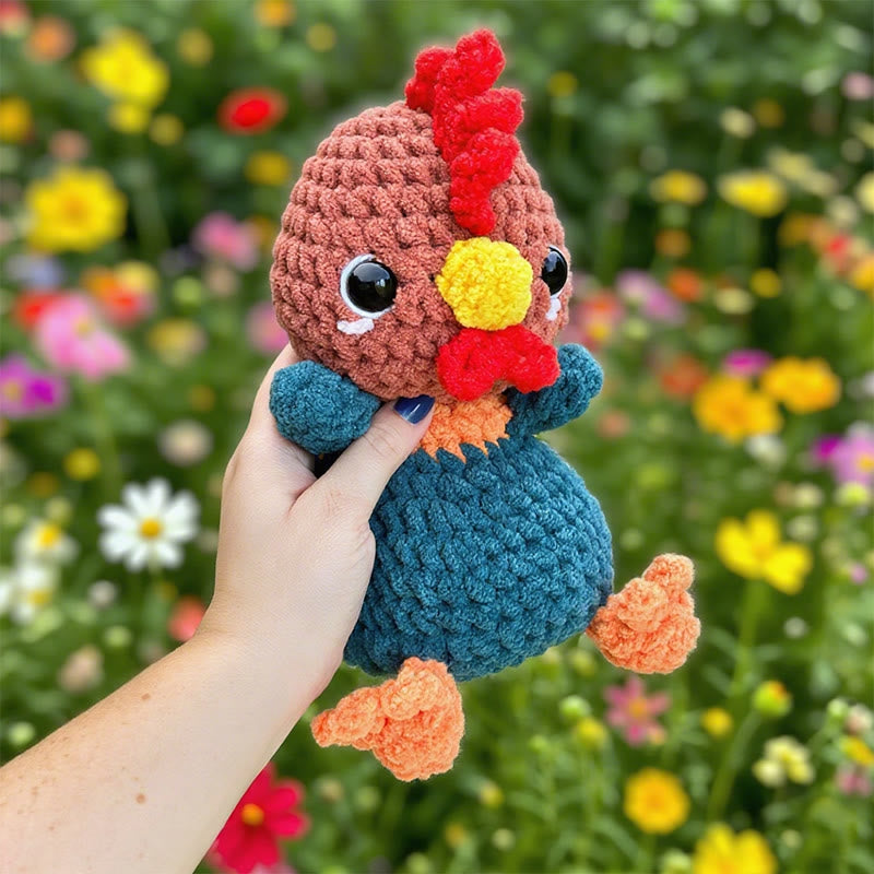 Diy Handmade Ducky And Chick Crochet Kit - Cute Animal Needlework  | Unique Baby Gift - Chick C - image 3