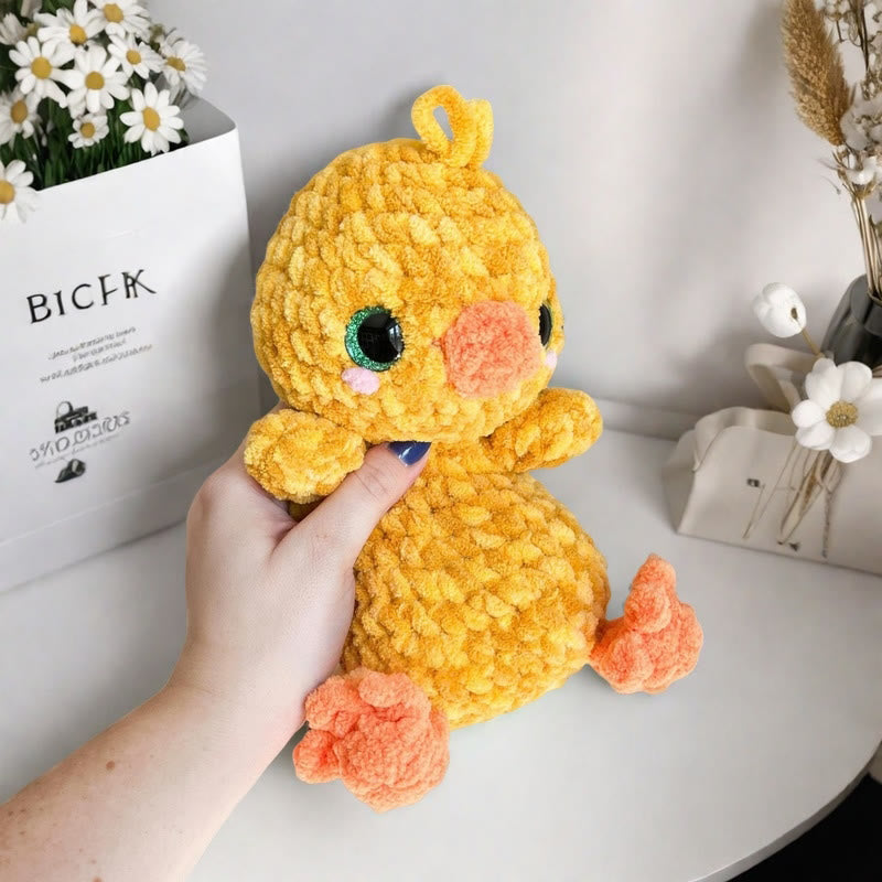 Diy Handmade Ducky And Chick Crochet Kit - Cute Animal Needlework  | Unique Baby Gift - Chick D - image 2