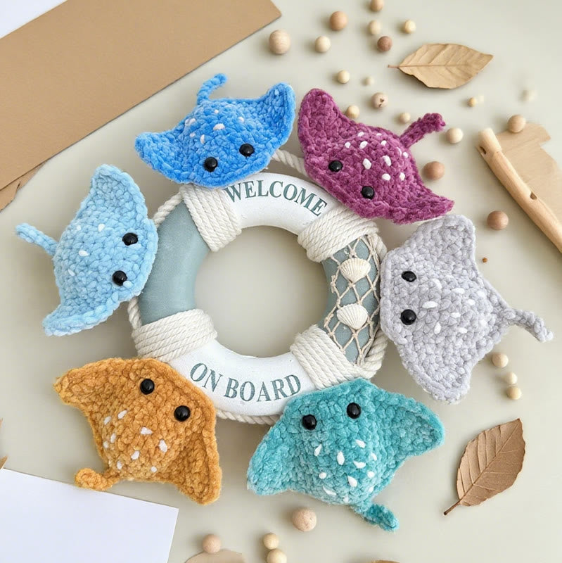 Diy Handmade Stingray Crochet Kit - Lovely Decoration Craft | Gift For Kids  - image 3