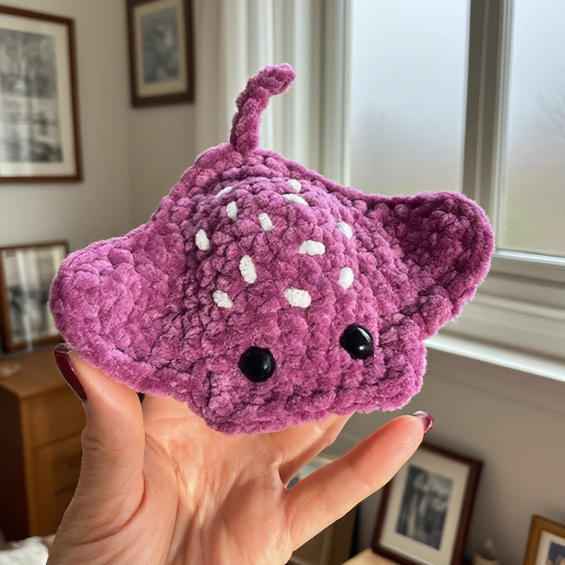 Diy Handmade Stingray Crochet Kit - Lovely Decoration Craft | Gift For Kids  - image 5