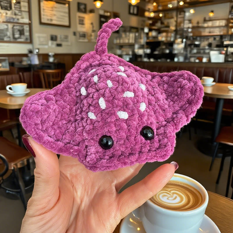 Diy Handmade Stingray Crochet Kit - Lovely Decoration Craft | Gift For Kids  - image 7