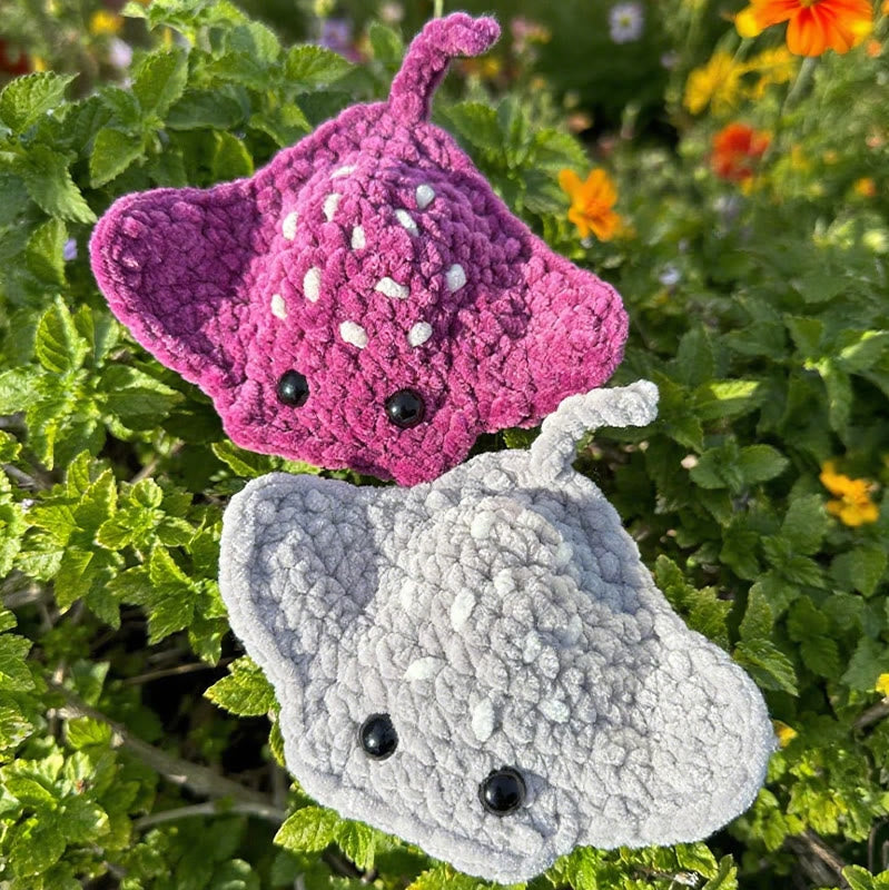 Diy Handmade Stingray Crochet Kit - Lovely Decoration Craft | Gift For Kids  - image 6