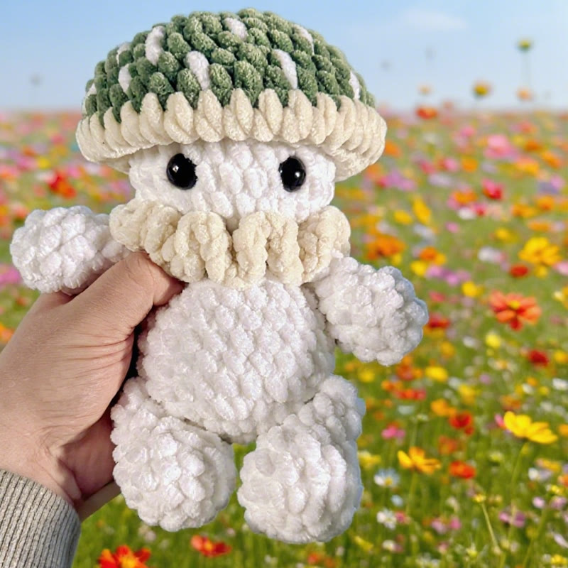 Diy Handmade Mushroom Crochet Kit - Adorable Plush Crochet | Easy Craft For Beginner - C - image 2