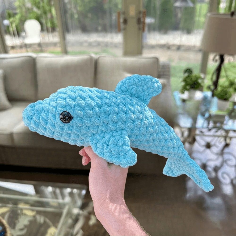 Diy Handmade Blue Whale Crochet Kit - Unique animalNeedlework  | Nice Sewing Gifts - image 3