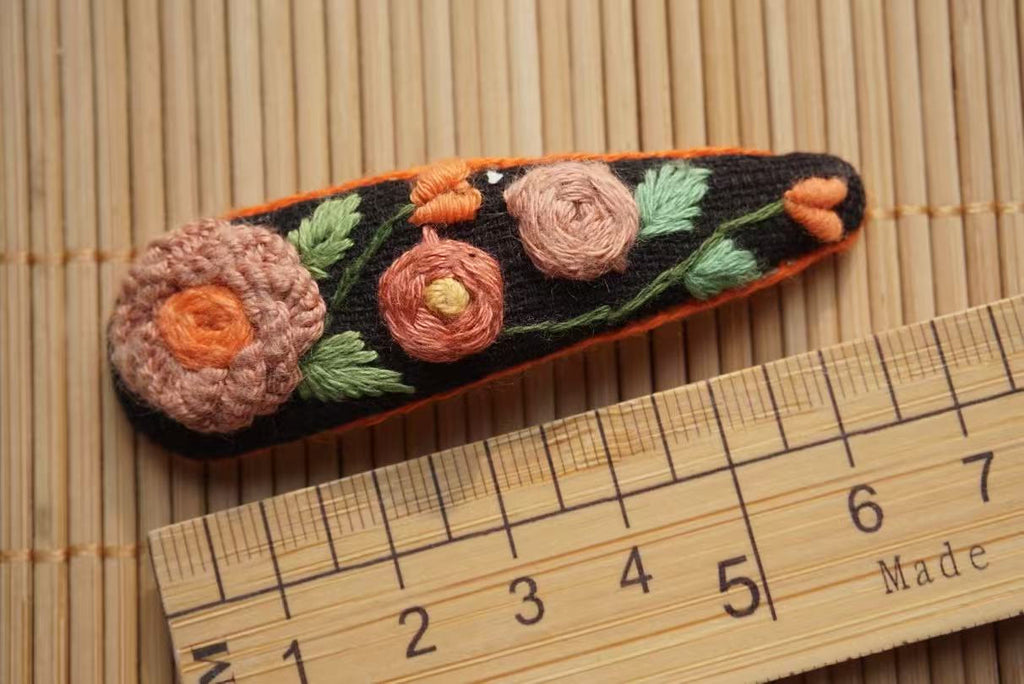 Rubbyoo Embroidered Hair Clips - Personalized Hair Clips | Hair Accessories For Mother - 14 - image 11